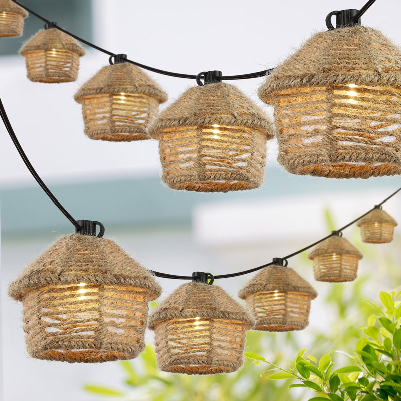 Outdoor tiki string lights hot sale